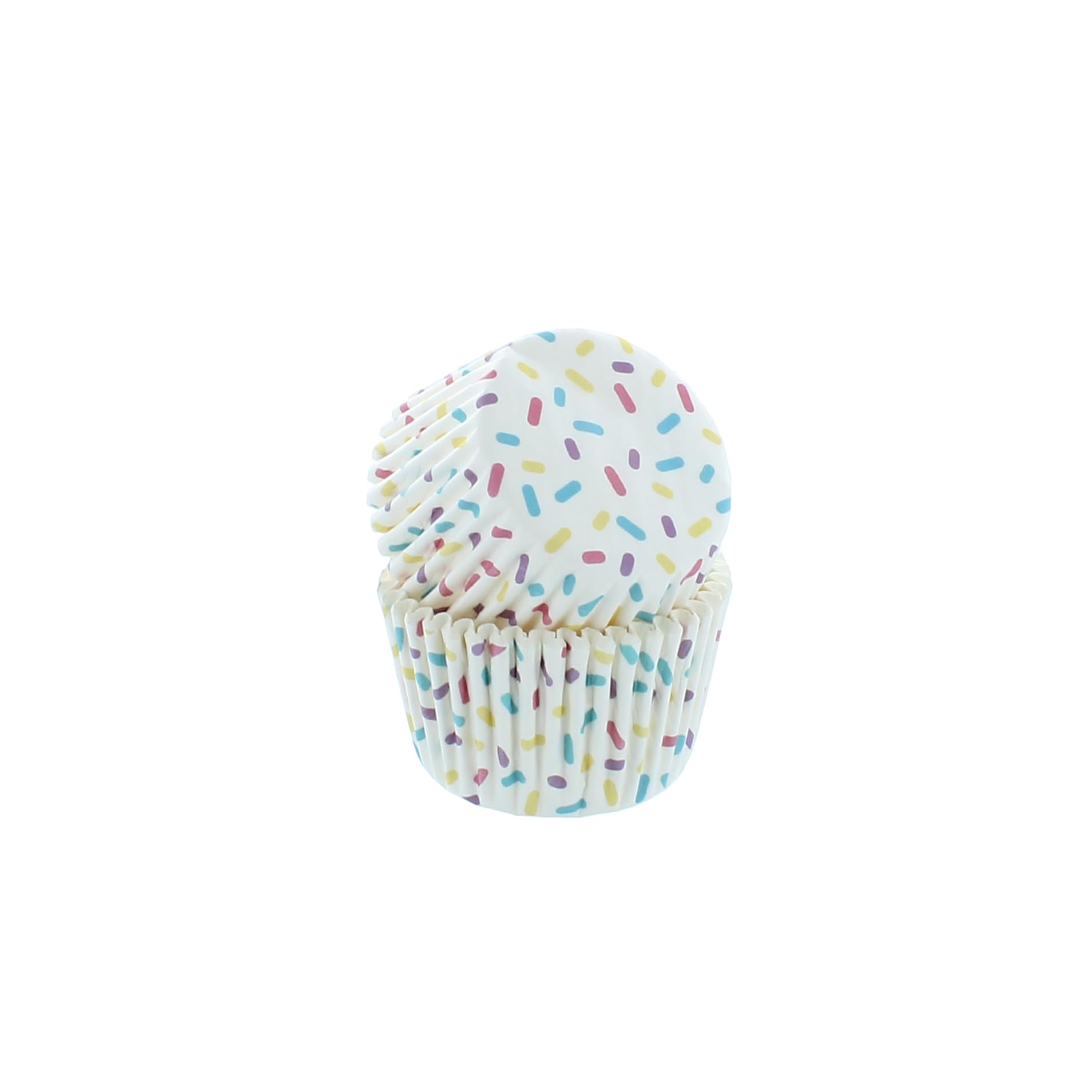 Bakery Crafts Pastel Everyday Baking Cups - 300-2" Cupcake Liners With Multi-colored Stars, Confetti, And Flowers In Pastel Shades, Greaseproof Paper Cases for Muffins and Cupcakes, Bulk Pack of 300 - Image 7