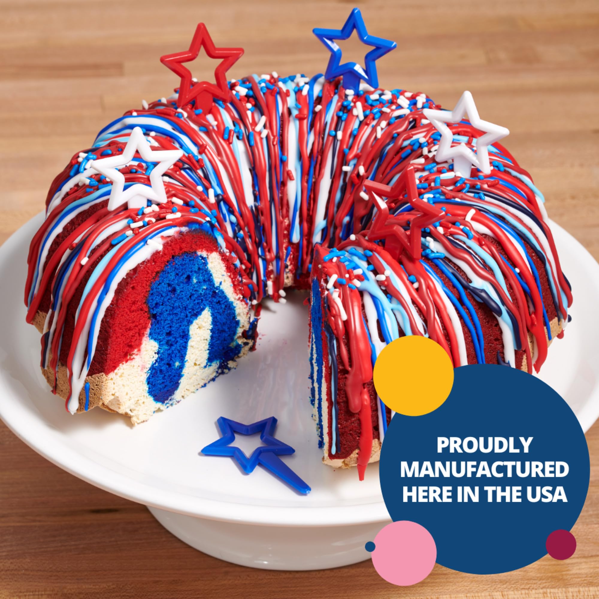 Bakery Crafts Premium Gel Food Color 6 Bottle Assortment, 4.2 Fl Oz, Edible Coloring For Use with Cake Mix, Buttercream, Whipped Icing, Fondant & Piping Gel, Highly Concentrated, Red, Pink, Yellow, Green, Blue, Black - 6 x 0.7FL - Image 5