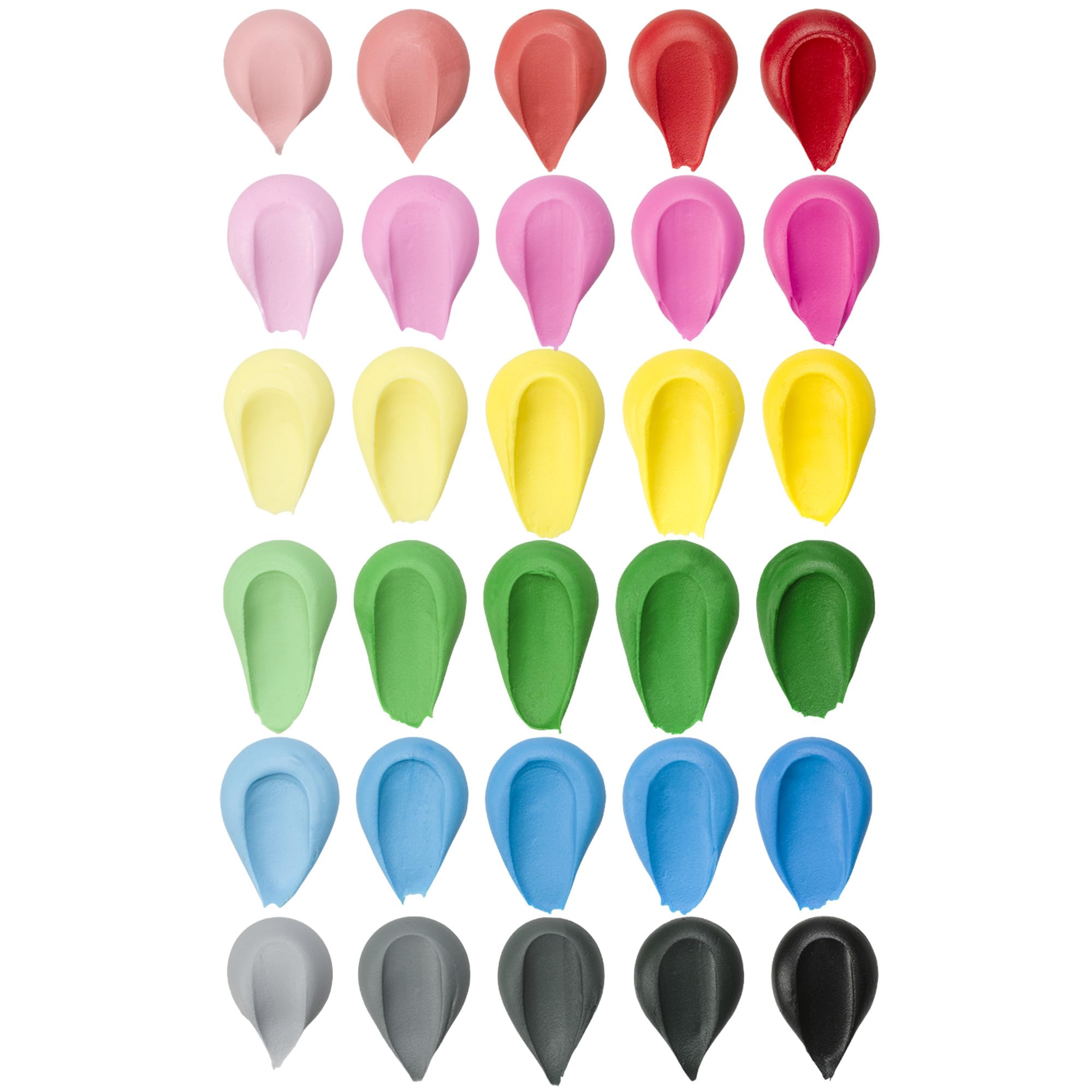 Bakery Crafts Premium Gel Food Color 6 Bottle Assortment, 4.2 Fl Oz, Edible Coloring For Use with Cake Mix, Buttercream, Whipped Icing, Fondant & Piping Gel, Highly Concentrated, Red, Pink, Yellow, Green, Blue, Black - 6 x 0.7FL - Image 9