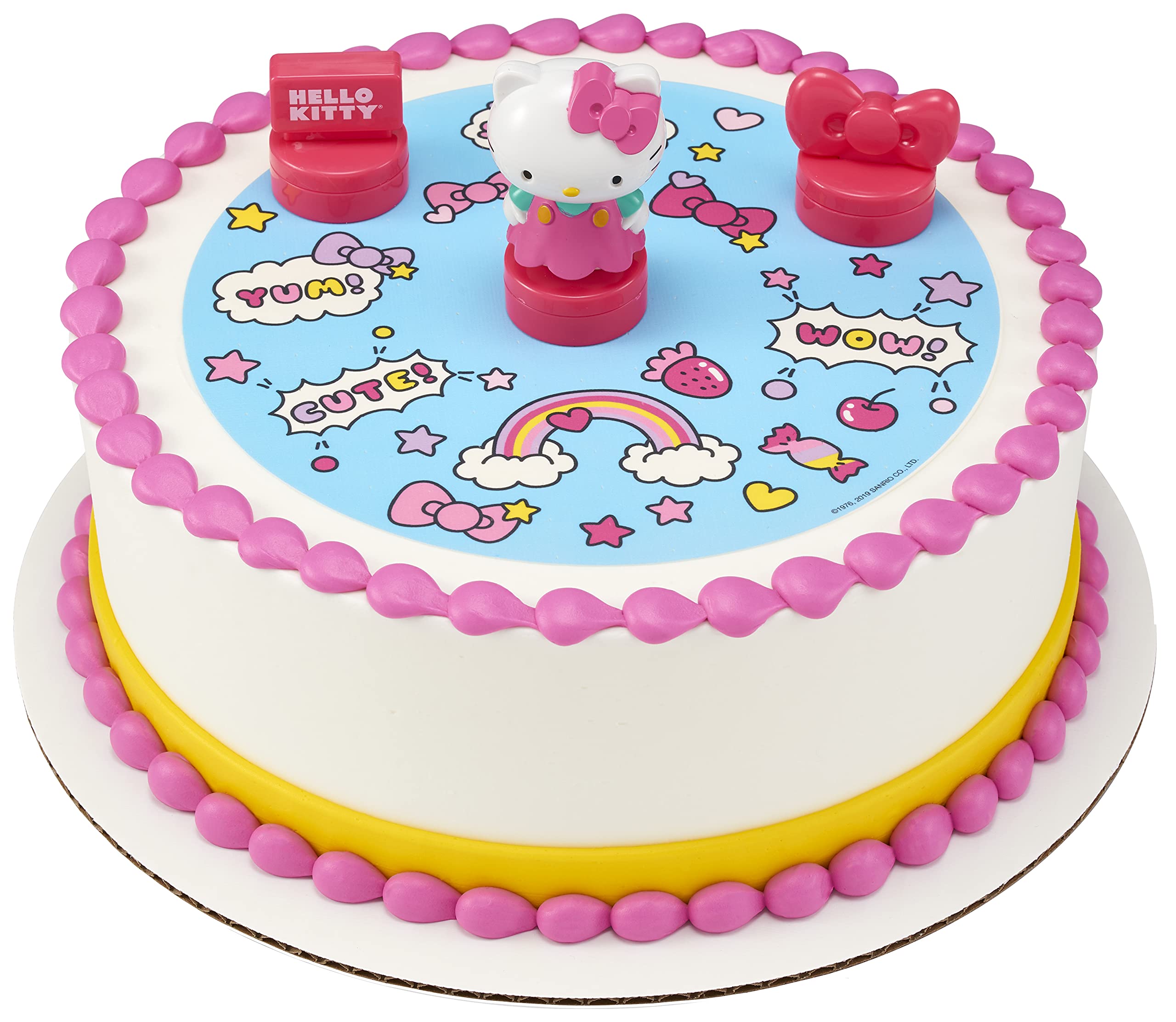 DecoPac Decorating Hello Kitty Stamper Cake Topper for Birthdays and Special Occasions, One-Size, Mulitple - Image 3