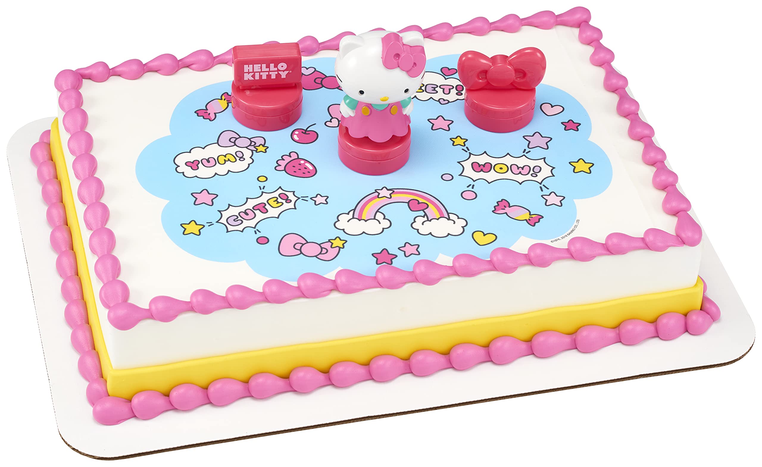 DecoPac Decorating Hello Kitty Stamper Cake Topper for Birthdays and Special Occasions, One-Size, Mulitple - Image 4