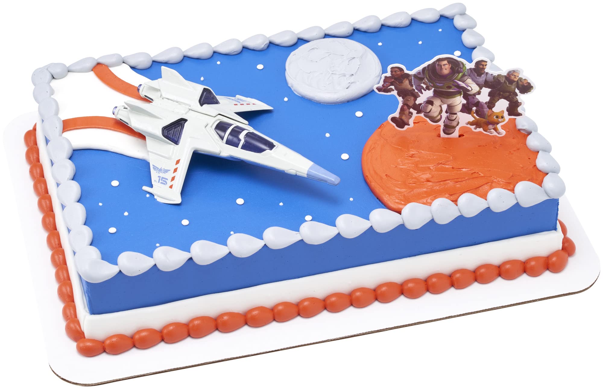 DECOPAC DecoSet Disney and Pixar Lightyear Let's Do This! Cake Topper With Working Lights, Rocket, Buzz, and Friends, 2 Piece Cake Decoration - Image 8