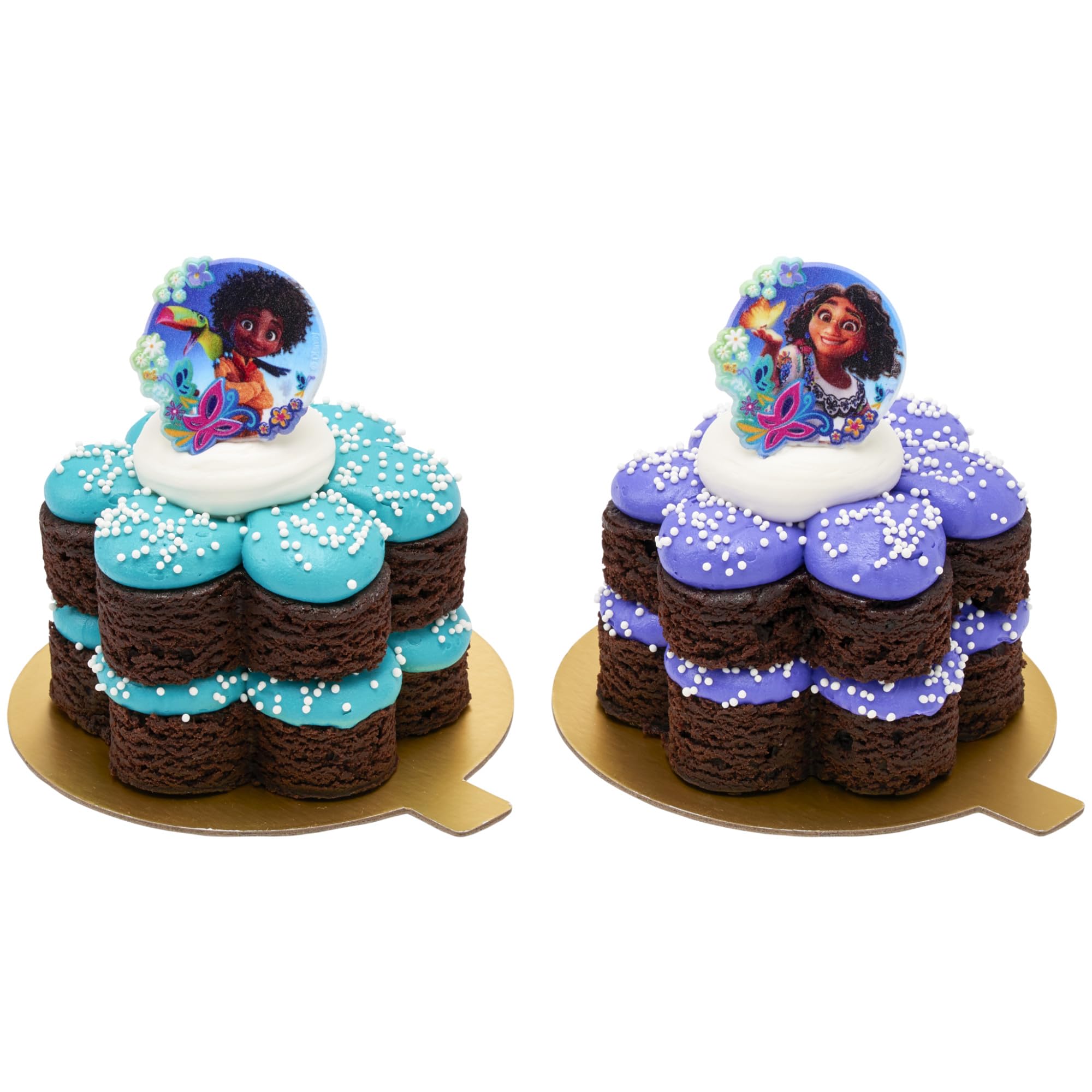 DecoPac Disney Encanto Rings, Cupcake Decorations Featuring Mirabel and Antonio, Multicolored 3D Food Safe Cake Toppers – 24 Pack - Image 11