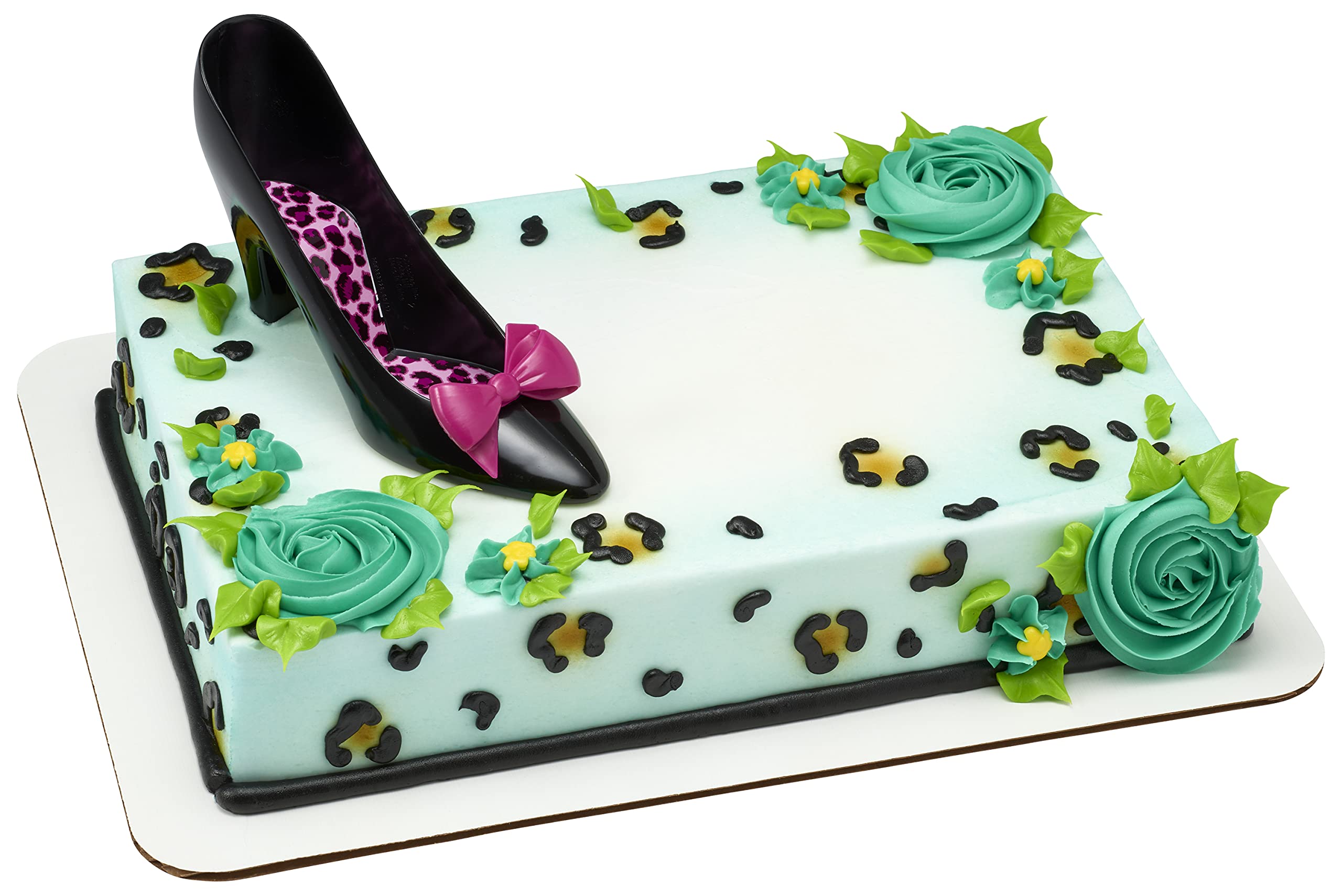 DecoPac Favorite High Heels DecoSet Cake Decoration Black/Hot Pink - Image 5