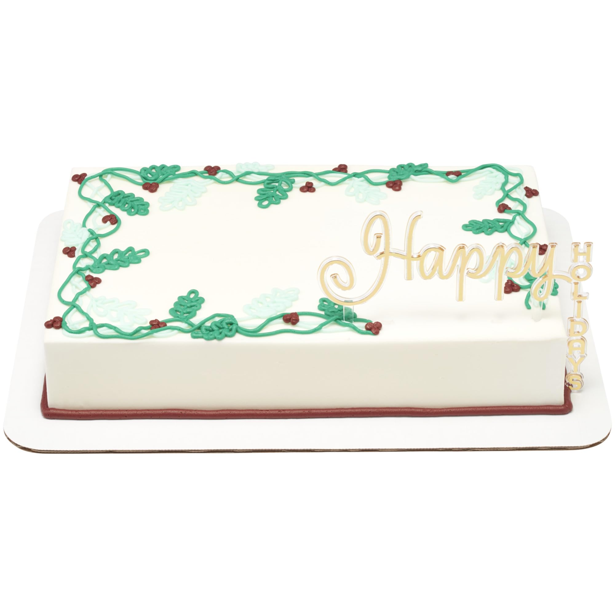 DecoPac Happy Holidays Cake Topper, Gold Christmas Decoration For Festive Parties & Celebrations, Food Safe Cake Pic– 24 Pack - Image 11