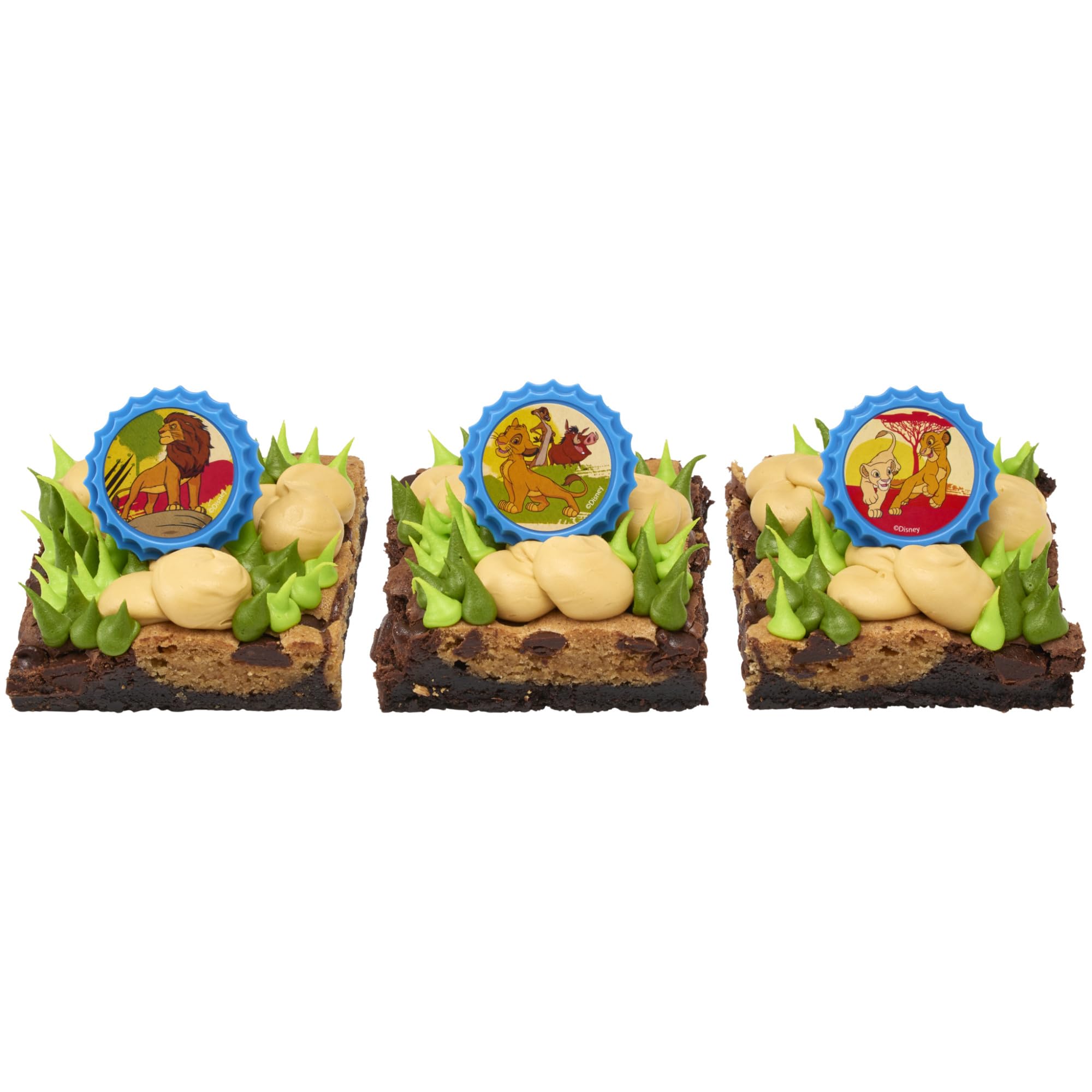 DecoPac Lion King Cupcake Rings, 24 Disney's The Lion King Cupcake Decorations Featuring Simba, Timon, Pumbaa, & Nala, For Birthday Parties & Celebrations, Food Safe Cake Toppers – 24 Pack - Image 8