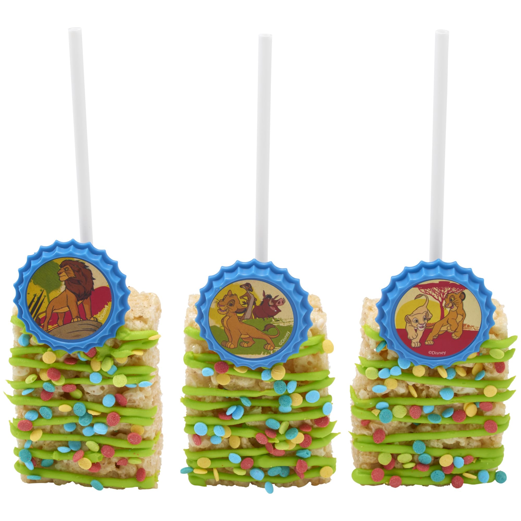 DecoPac Lion King Cupcake Rings, 24 Disney's The Lion King Cupcake Decorations Featuring Simba, Timon, Pumbaa, & Nala, For Birthday Parties & Celebrations, Food Safe Cake Toppers – 24 Pack - Image 9