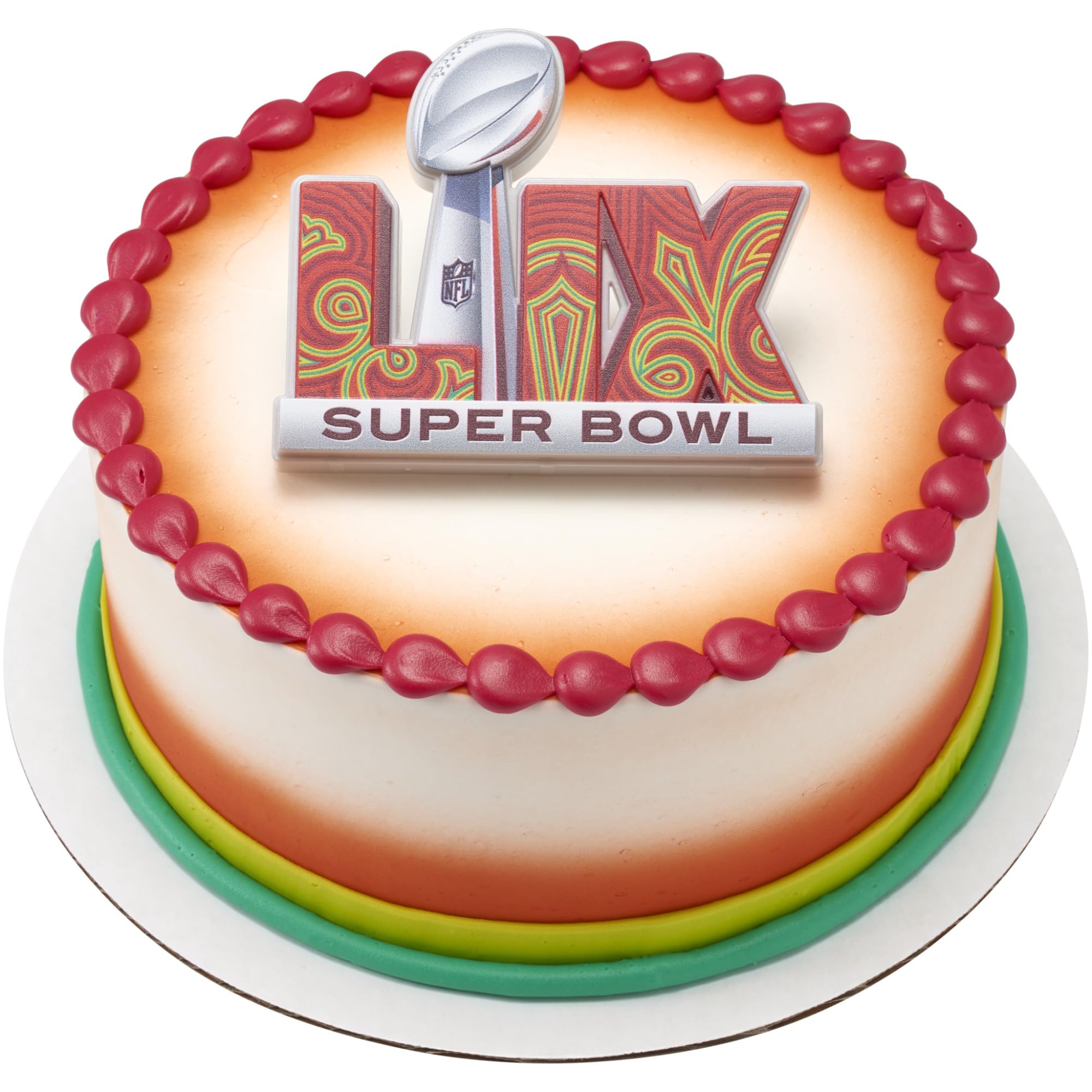 DecoPac NFL Super Bowl LIX Cake Decoration, Football Cake Topper, Officially Licensed, Food Safe Cake Topper - Image 10