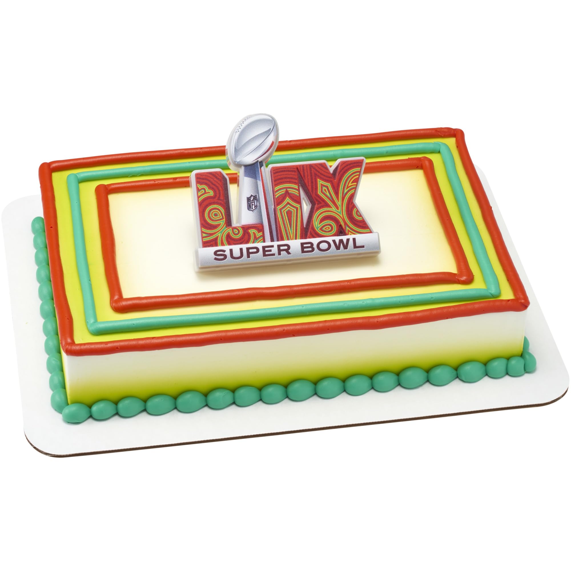 DecoPac NFL Super Bowl LIX Cake Decoration, Football Cake Topper, Officially Licensed, Food Safe Cake Topper - Image 13
