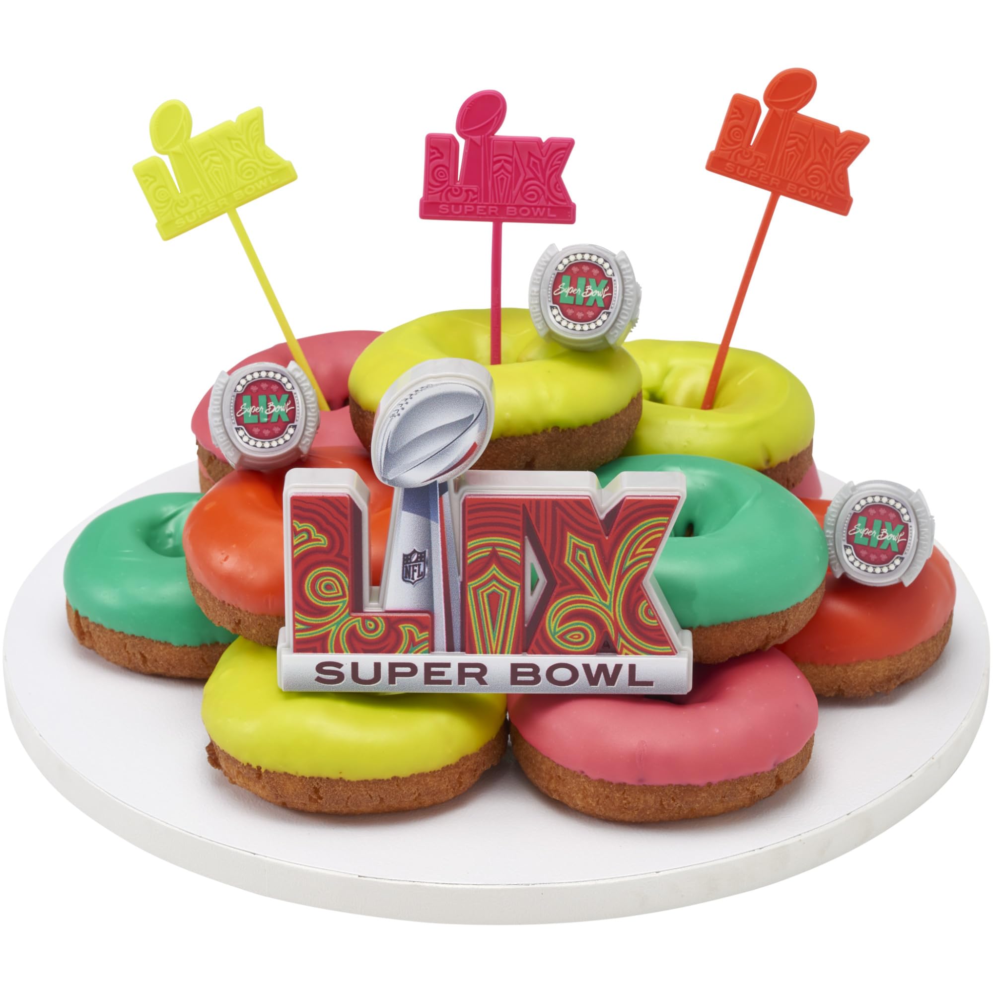 DecoPac NFL Super Bowl LIX Skewers For Cakes, Cupcakes, And More | 24 NFL Football Stir Sticks, Officially Licensed, Ideal For Team Celebrations, Birthday's, And Parties. Pack of 24 - Image 13