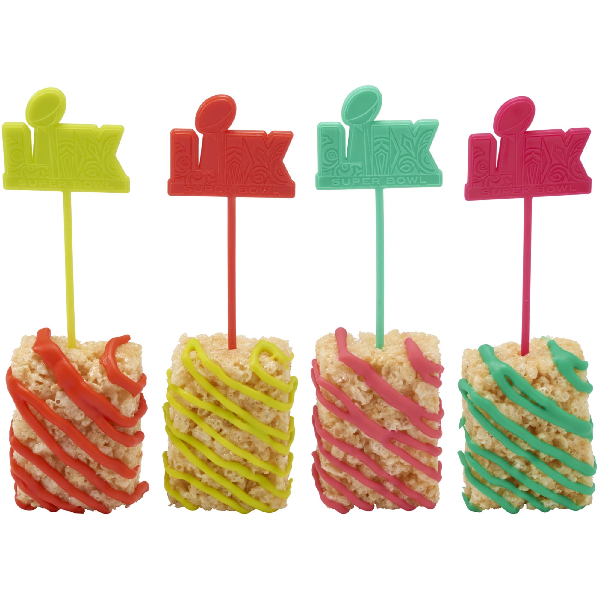 DecoPac NFL Super Bowl LIX Skewers For Cakes, Cupcakes, And More | 24 NFL Football Stir Sticks, Officially Licensed, Ideal For Team Celebrations, Birthday's, And Parties. Pack of 24 - Image 14