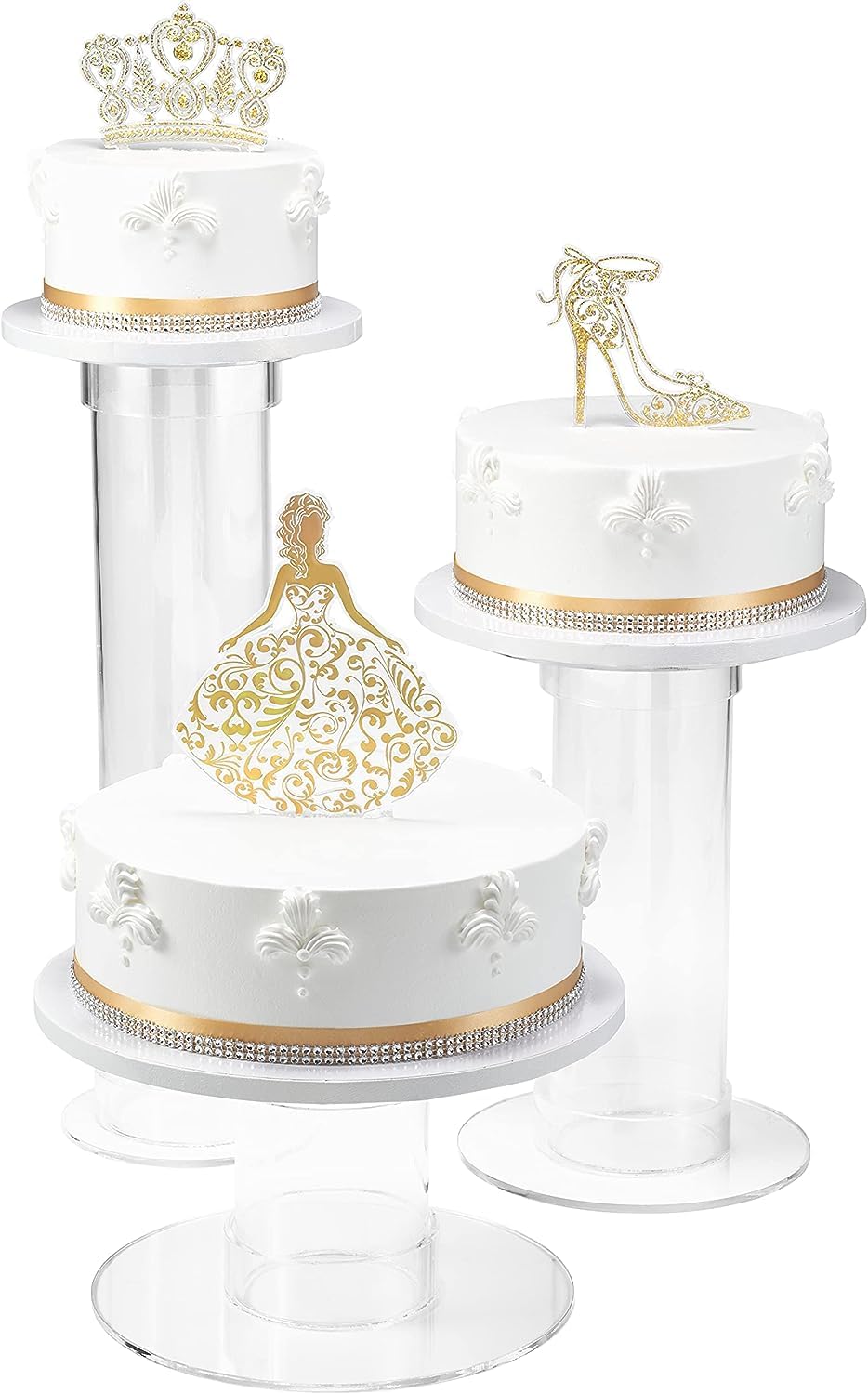 DecoPac QUINCEANERA Cake Decorating Kit, XL-GOLD Cake and Cupcake Toppers for Girls Sweet 15 Birthdays and Parties, Quince Años - Image 6