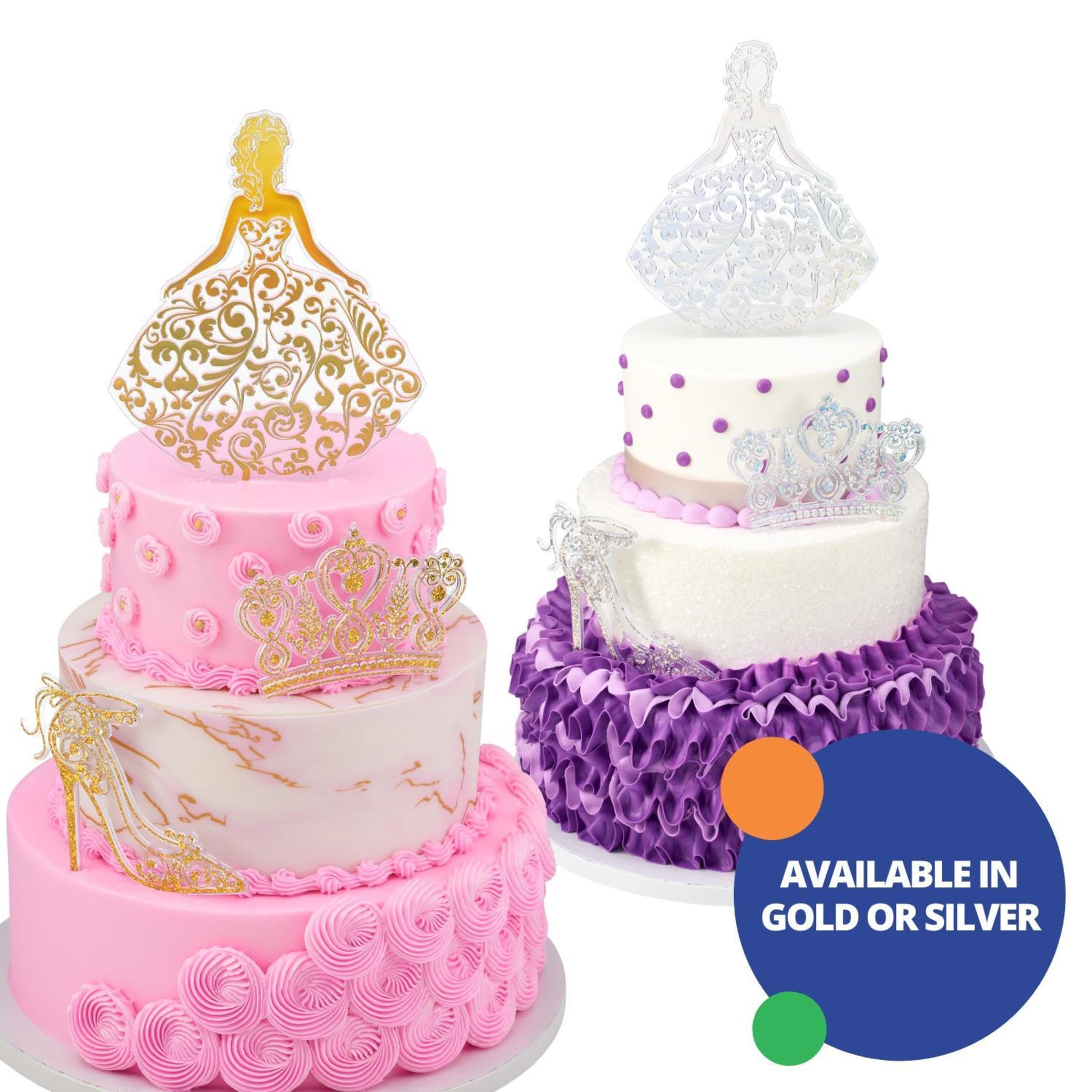 DecoPac QUINCEANERA Cake Decorating Kit, XL-GOLD Cake and Cupcake Toppers for Girls Sweet 15 Birthdays and Parties, Quince Años - Image 9