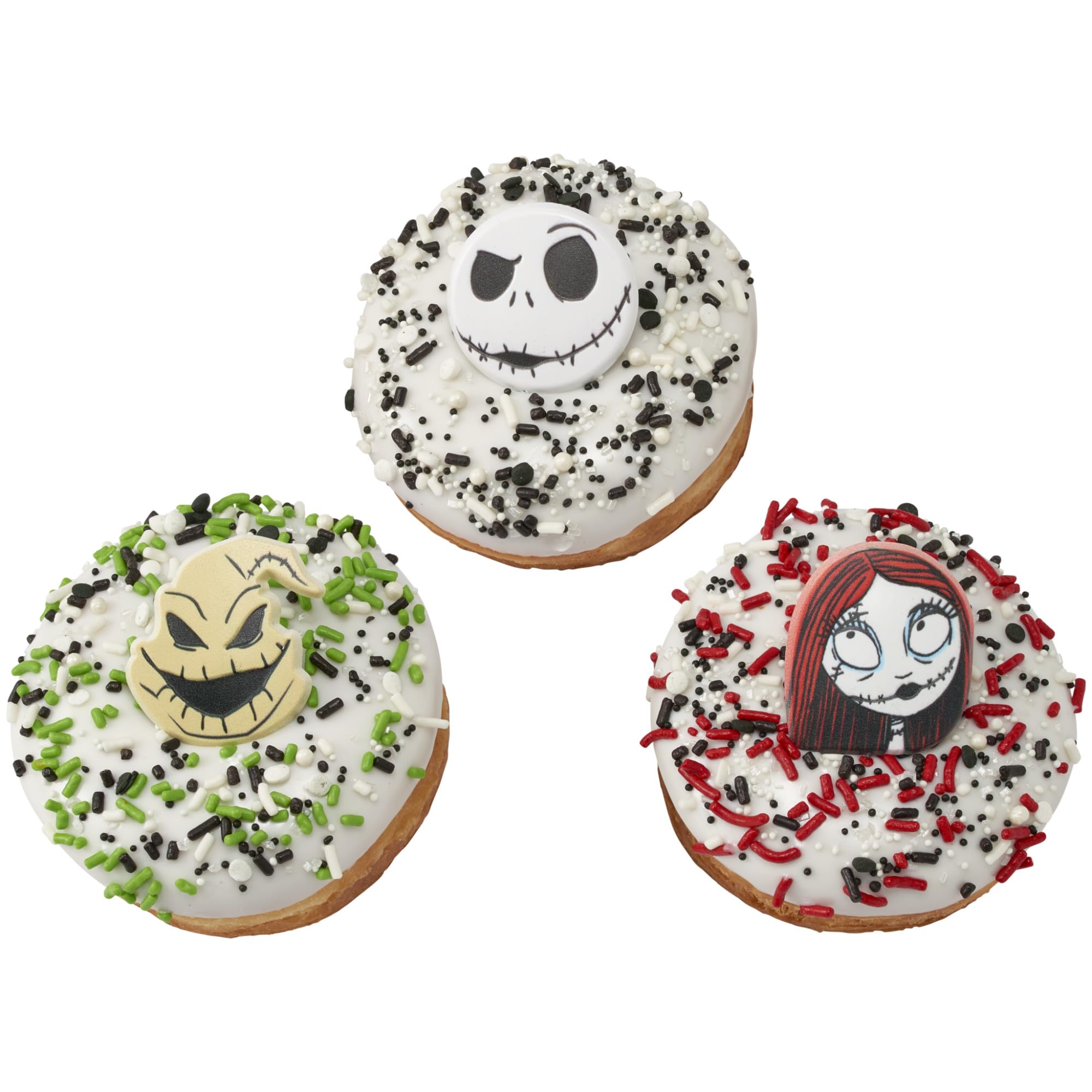 DecoPac The Nightmare Before Christmas Rings, Cupcake Decorations Featuring Jack, Sally, And Oogie Boogy - 24 Pack - Image 13