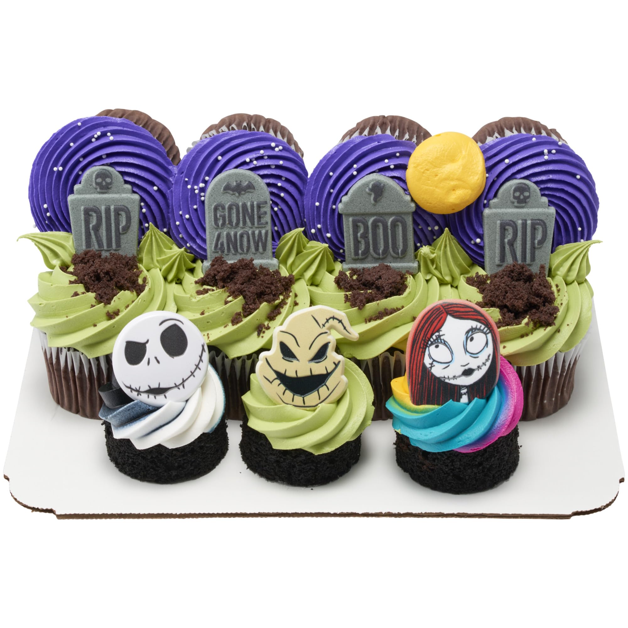 DecoPac The Nightmare Before Christmas Rings, Cupcake Decorations Featuring Jack, Sally, And Oogie Boogy - 24 Pack - Image 6