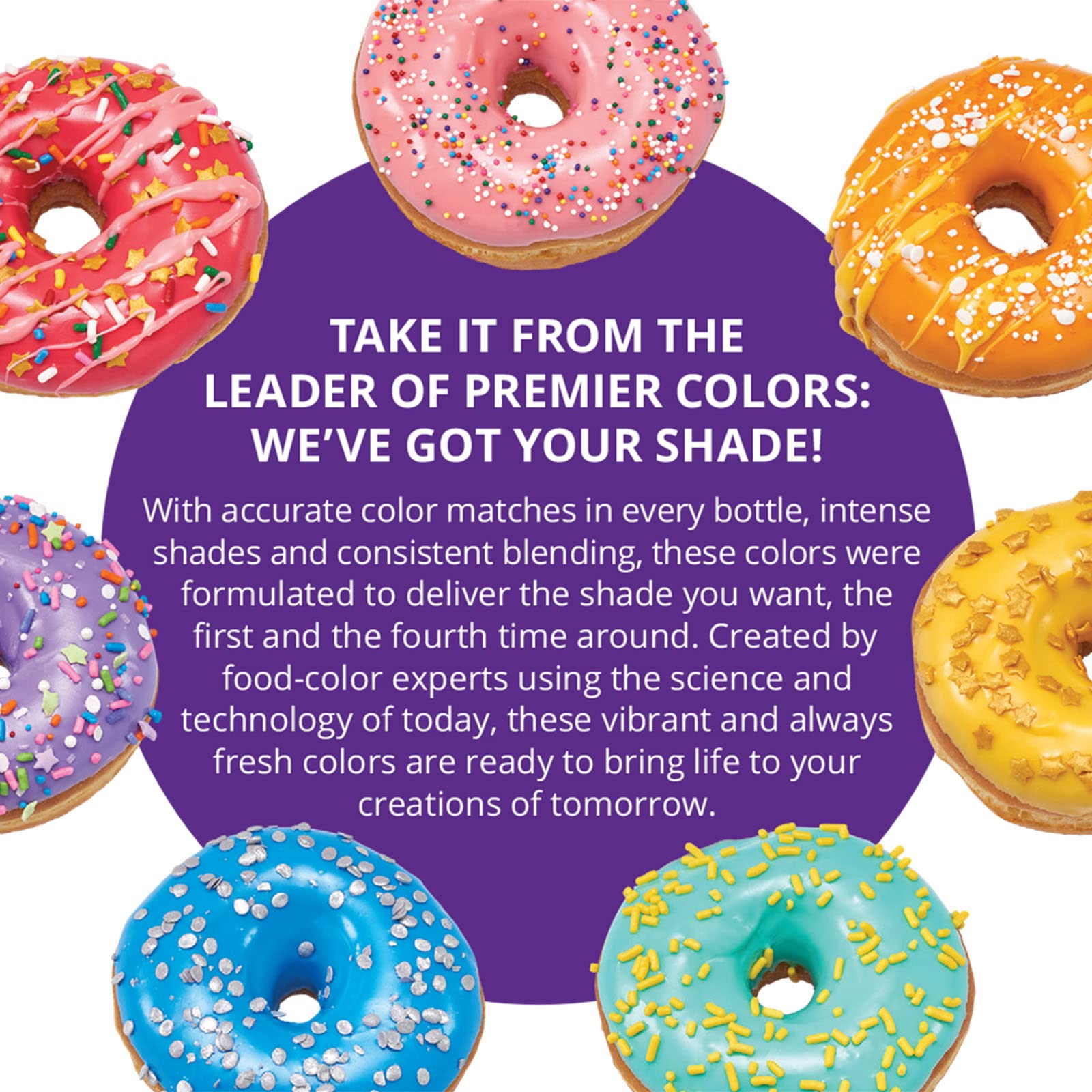 DecoPac Neon Bright Orange Airbrush Color, Orange Food Colouring, Food Safe, Orange, 8 oz - Image 5