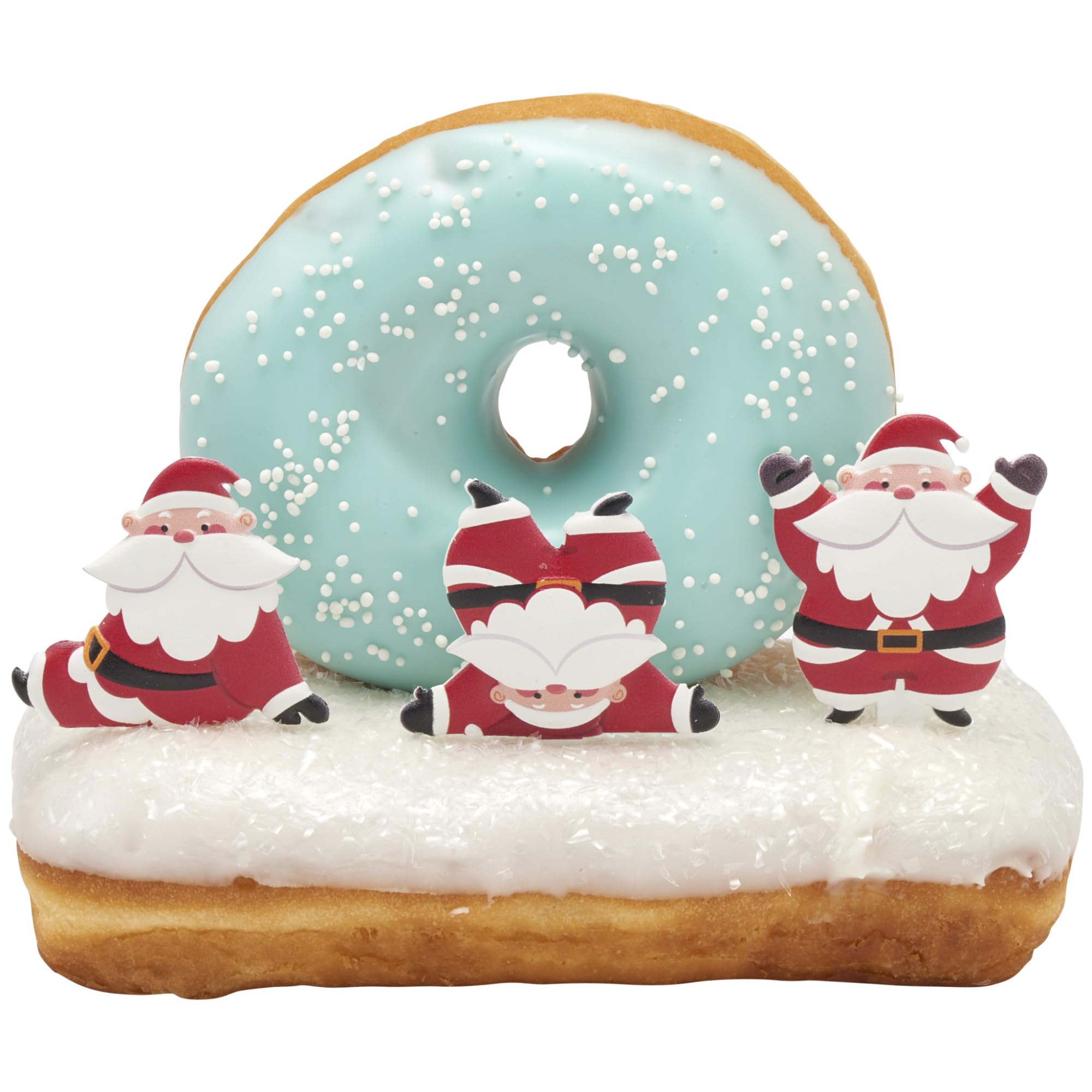 DecoPac Tumbling Santa Cake Toppers, 24 Christmas Cake Decorations For Festive Parties & Celebrations, Father Christmas, Food Safe – 24 Pack - Image 8