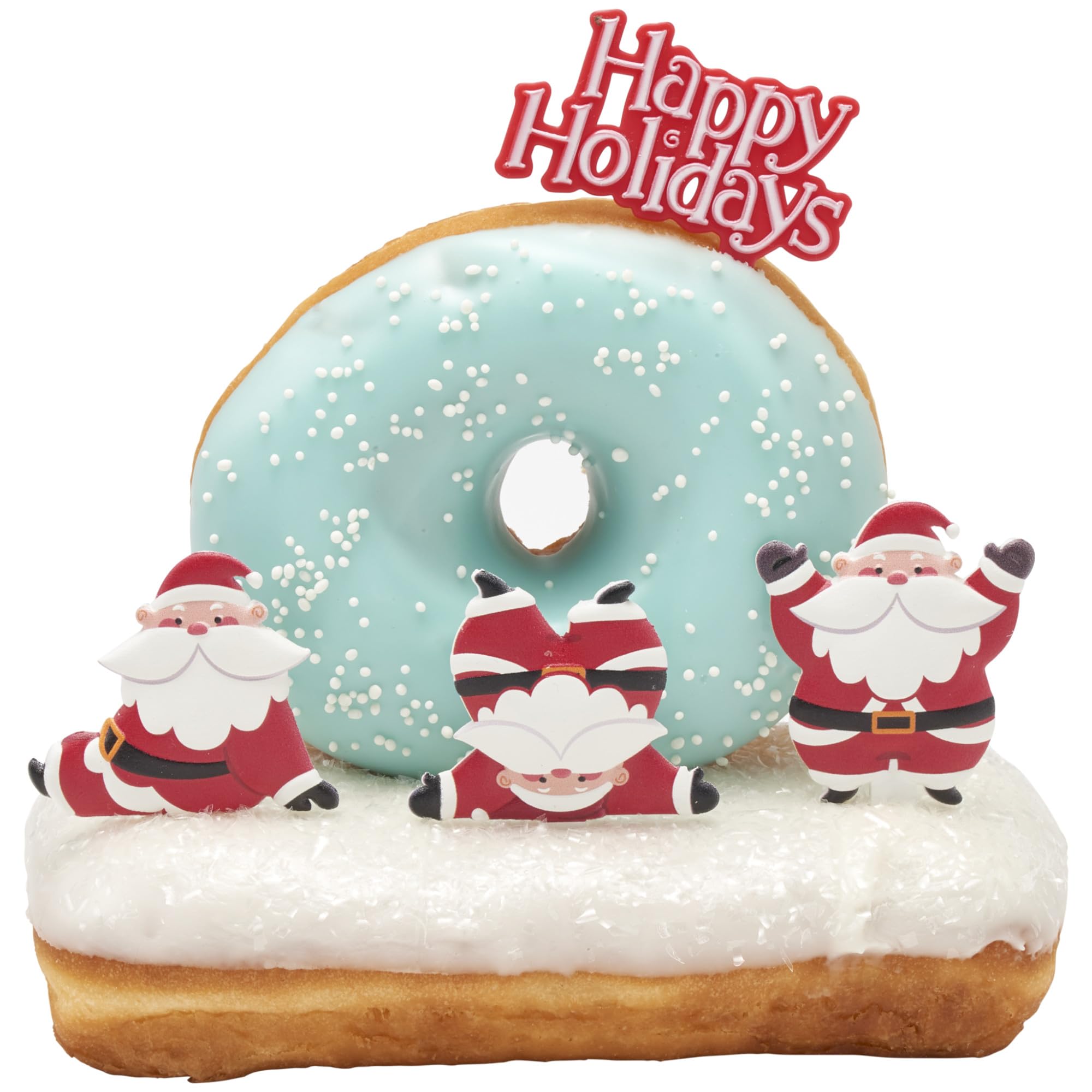 DecoPac Tumbling Santa Cake Toppers, 24 Christmas Cake Decorations For Festive Parties & Celebrations, Father Christmas, Food Safe – 24 Pack - Image 9