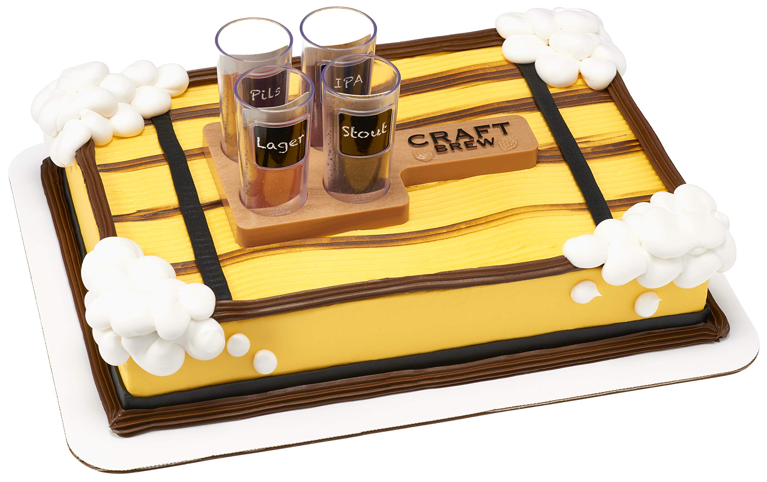 DecoSet® Craft Brew Flight Cake Topper, Re-Usable Cake Decoration, Beer Themed, DecoPac, 25124, Food Safe - Image 5