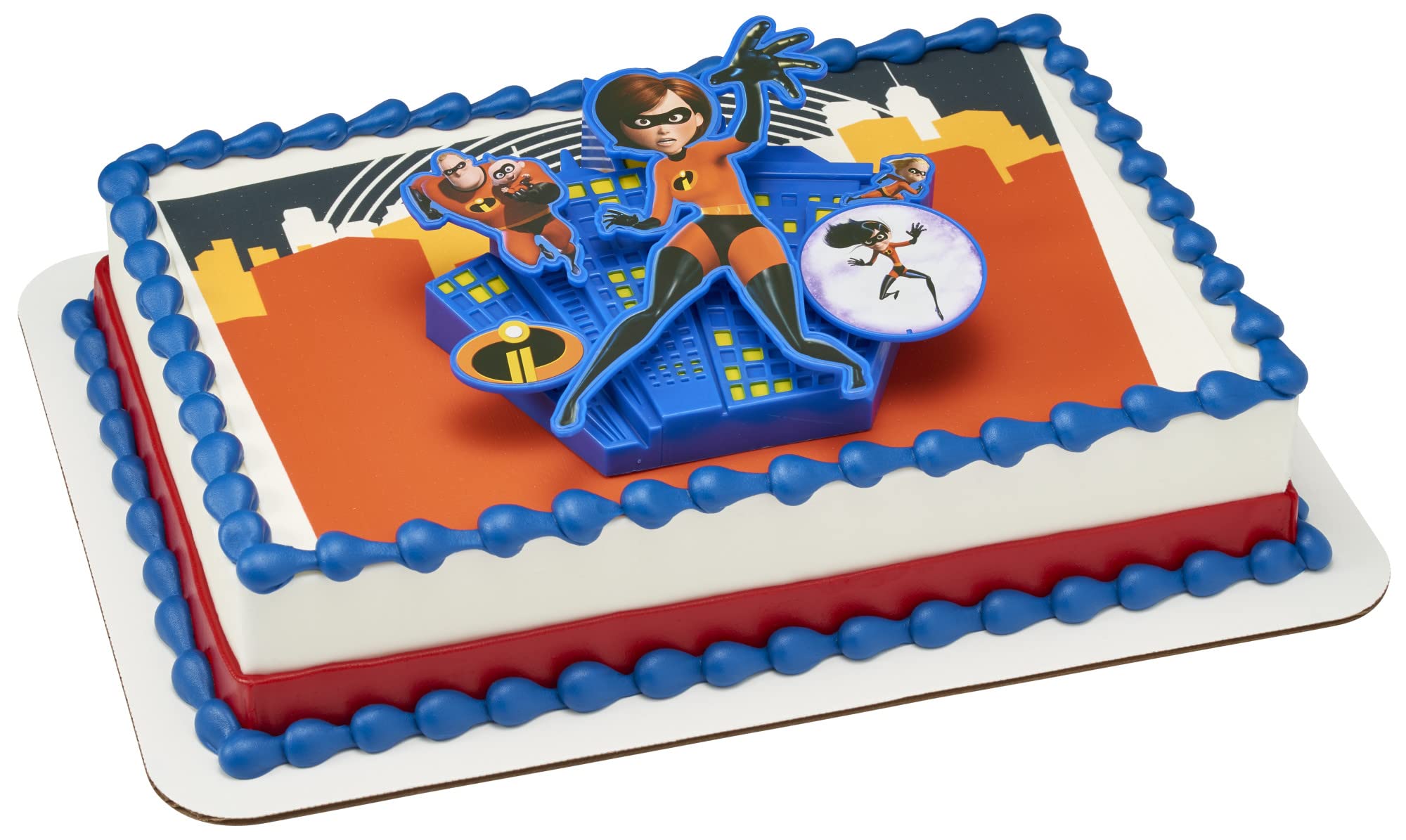 DecoSet® Disney and Pixar Incredibles 2 We Are Incredible Cake Topper, 1-Piece Printed Layon Featuring Elastigirl, Mr. Incredible, Dash, Violet, JackJack, Use to Create Outstanding Cakes - Image 7