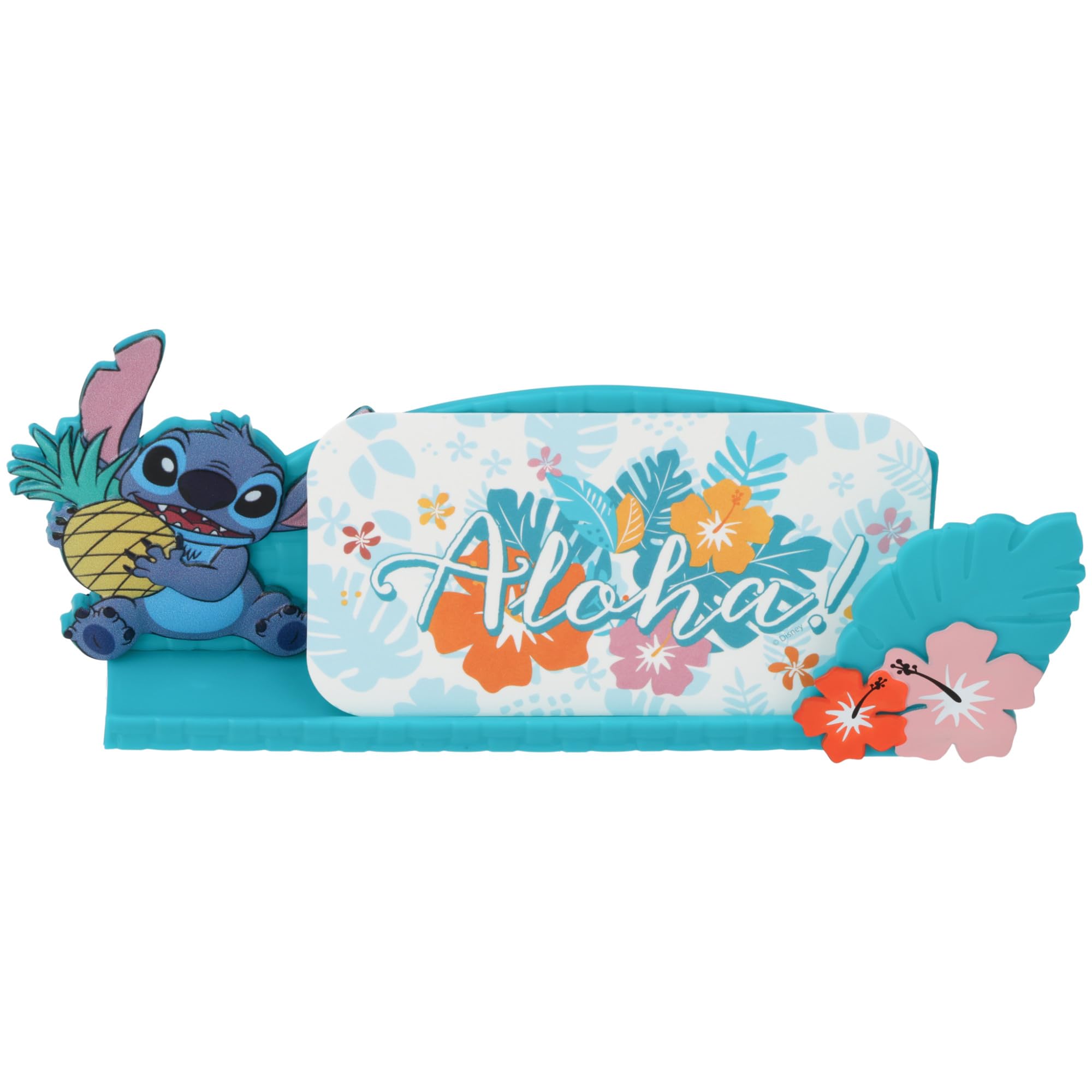 DecoSet® Disney's Stitch Aloha Cake Topper, Decoration Set with Photo Or Message Holder, Personalizable | For Birthday And Celebrations - Image 8