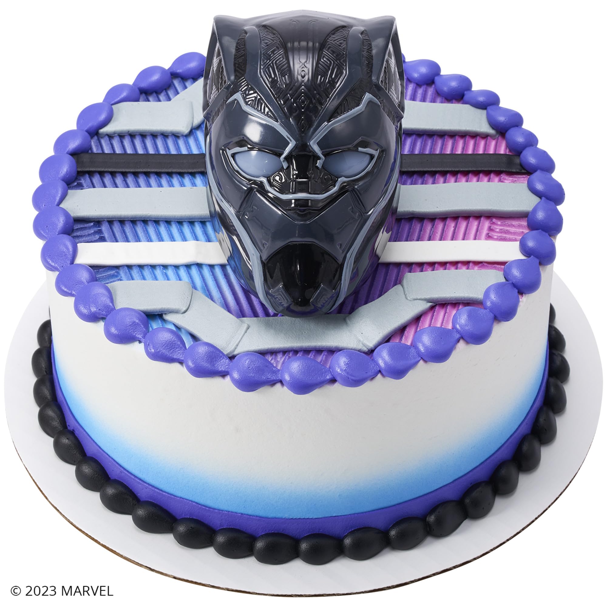 DecoSet® Marvel Avengers Black Panther Warrior King Cake Topper, 1-Piece Light-Up Cake Decoration - Image 5