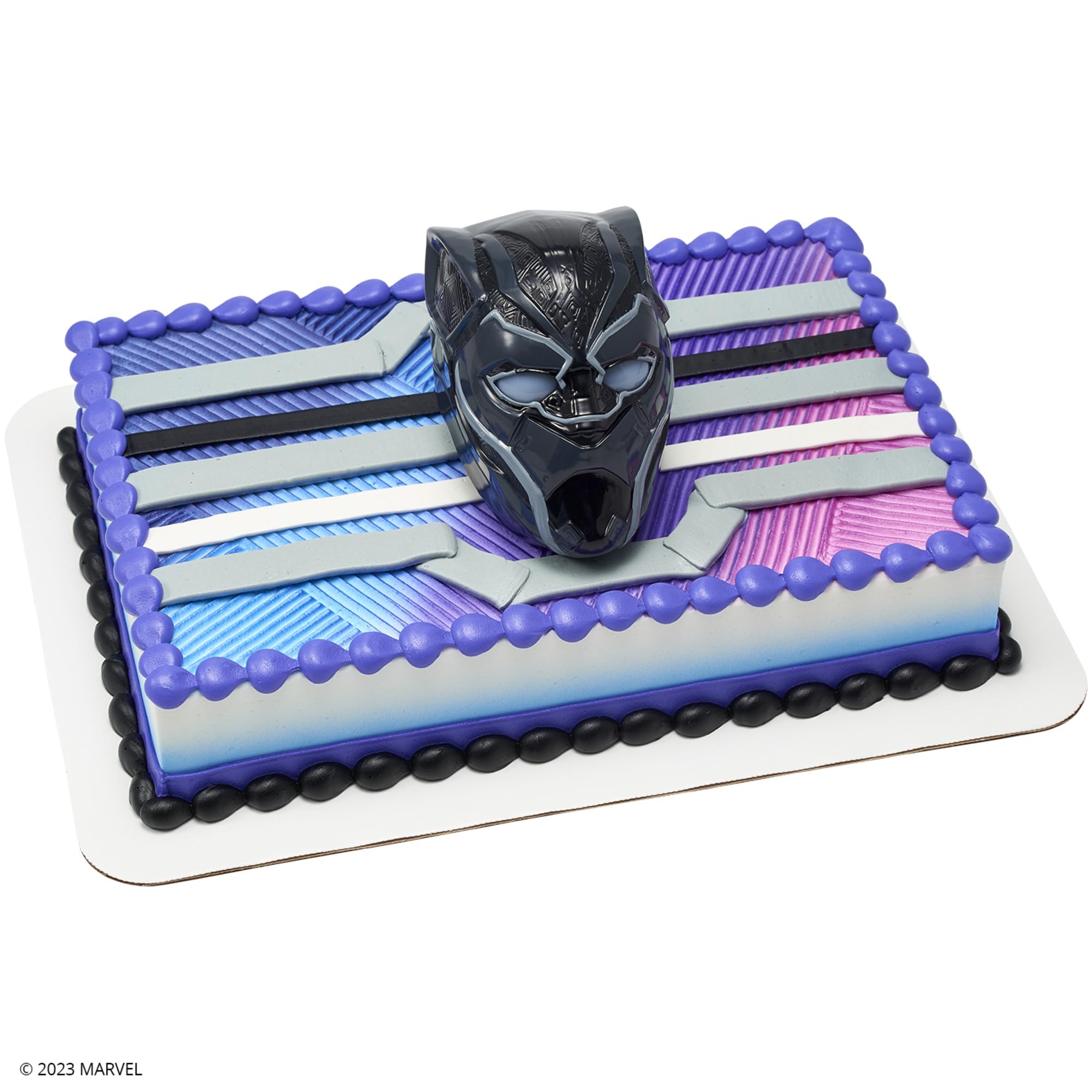DecoSet® Marvel Avengers Black Panther Warrior King Cake Topper, 1-Piece Light-Up Cake Decoration - Image 9