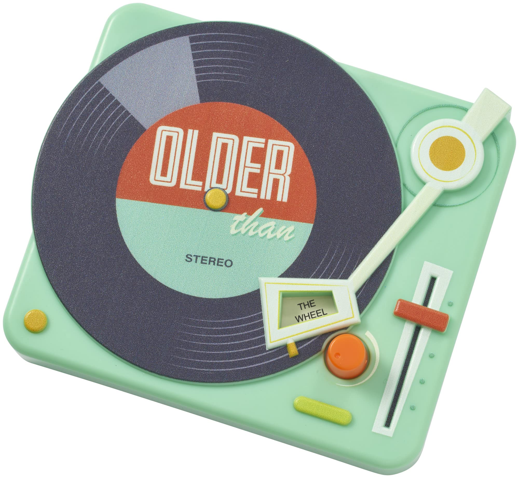 DecoSet® Older Than Record Player Cake Topper, Retro Cake Decoration For Birthday Or Retirement Celebration, Food Safe - Image 4