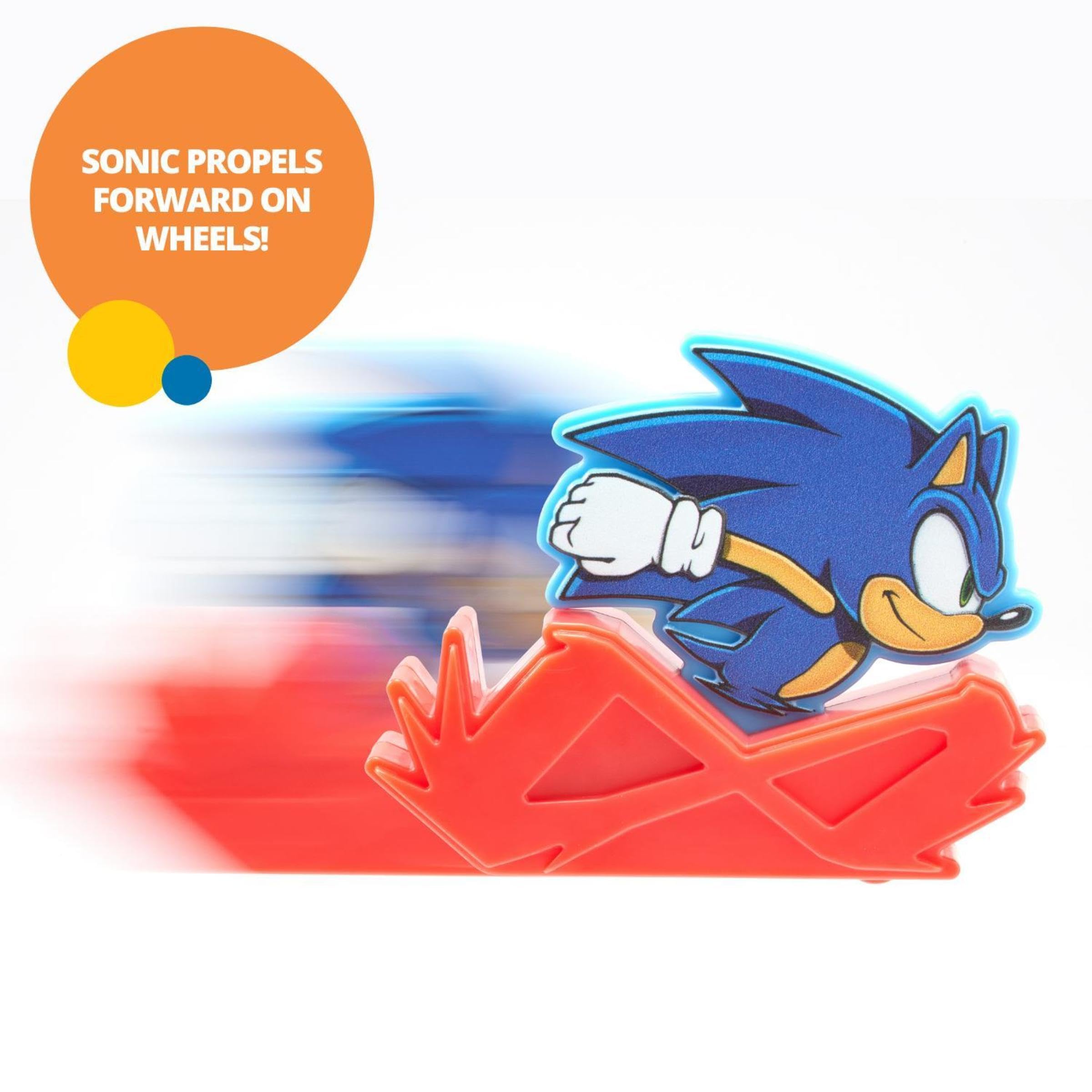 DecoSet Sonic The Hedgehog Cake Topper, 3-Piece Decoration Set With Tails & Knuckles Cake Pic, Rings Cake Pic And Rolling Sonic Action Figurine, For Birthday And Celebrations - Image 7