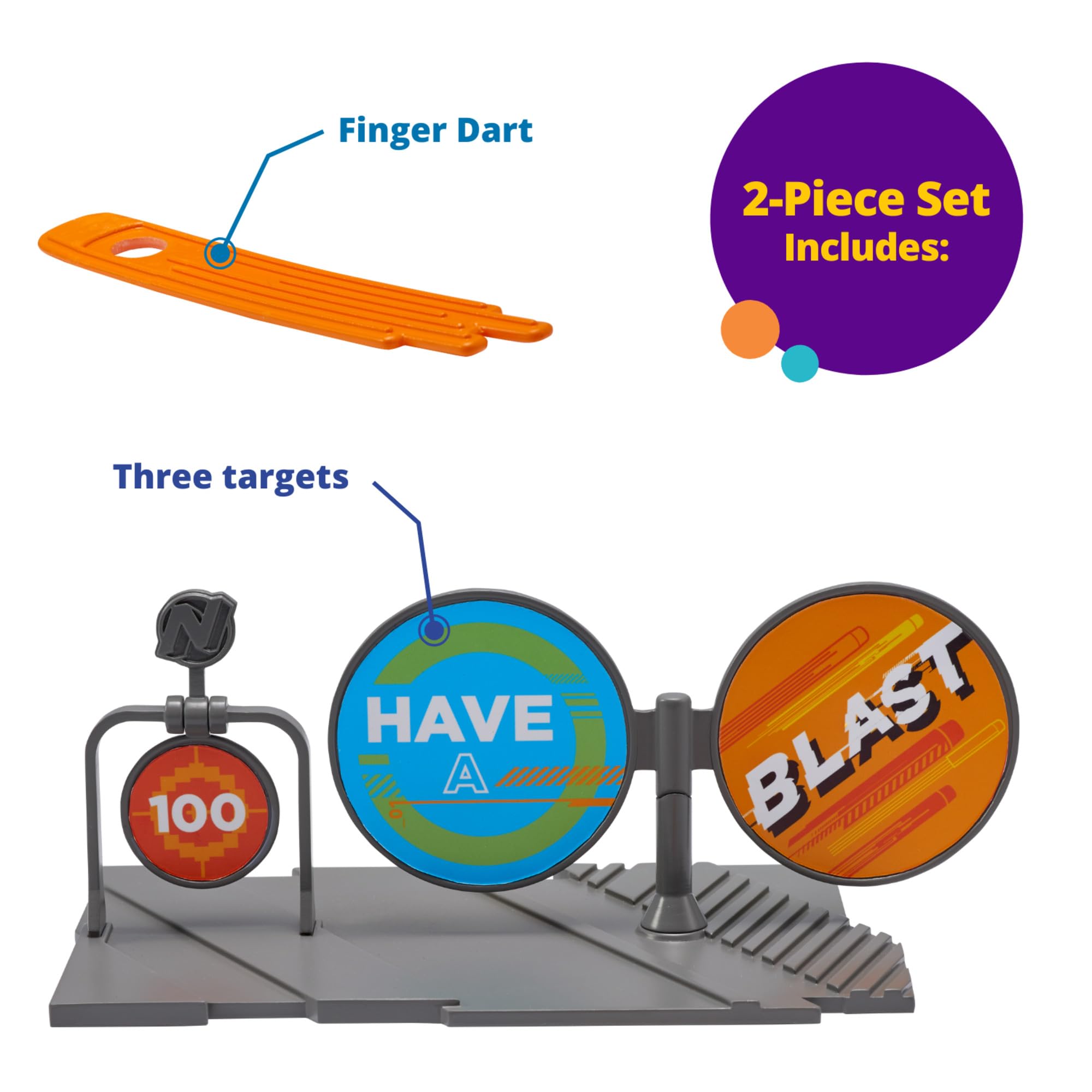 DecoSet® This Is Nerf Nation Cake Topper, Reusable Decorations for Fun After the Birthday Party - Image 4