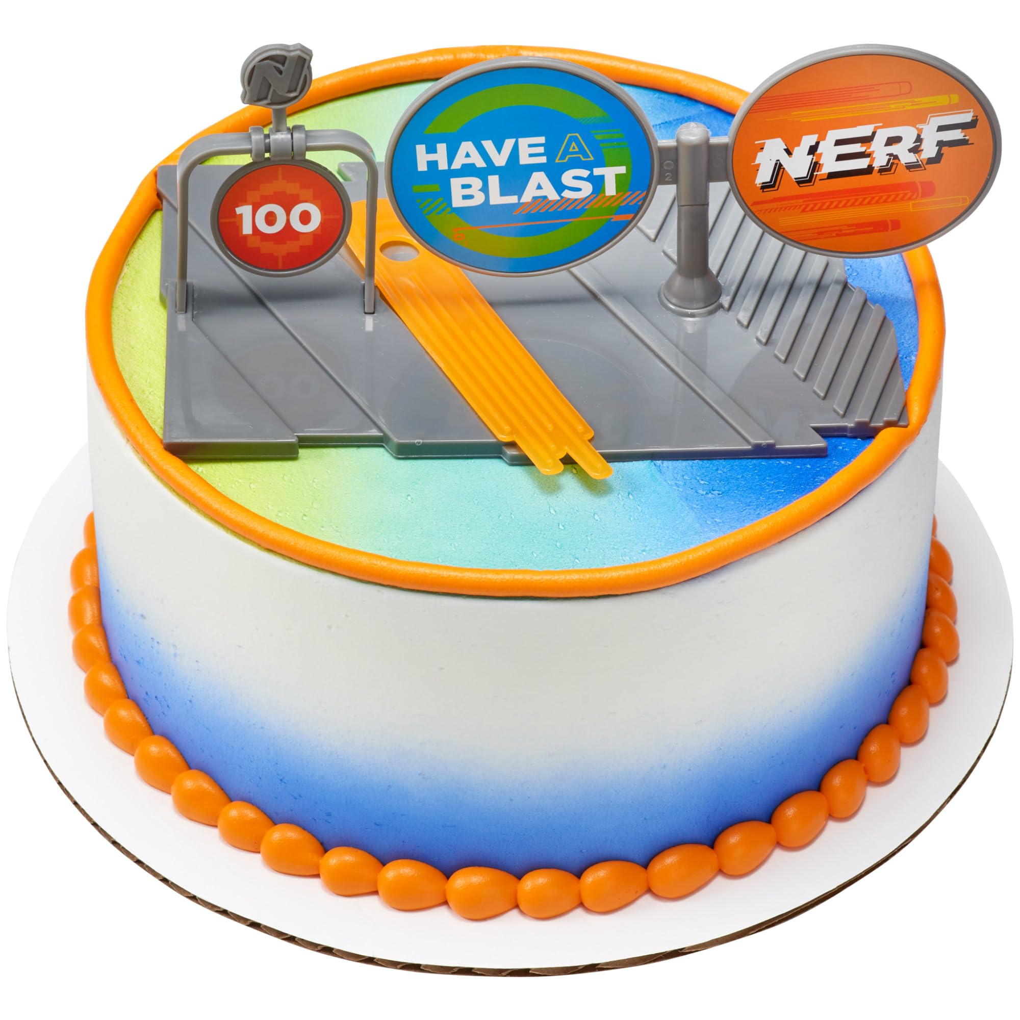DecoSet® This Is Nerf Nation Cake Topper, Reusable Decorations for Fun After the Birthday Party - Image 9