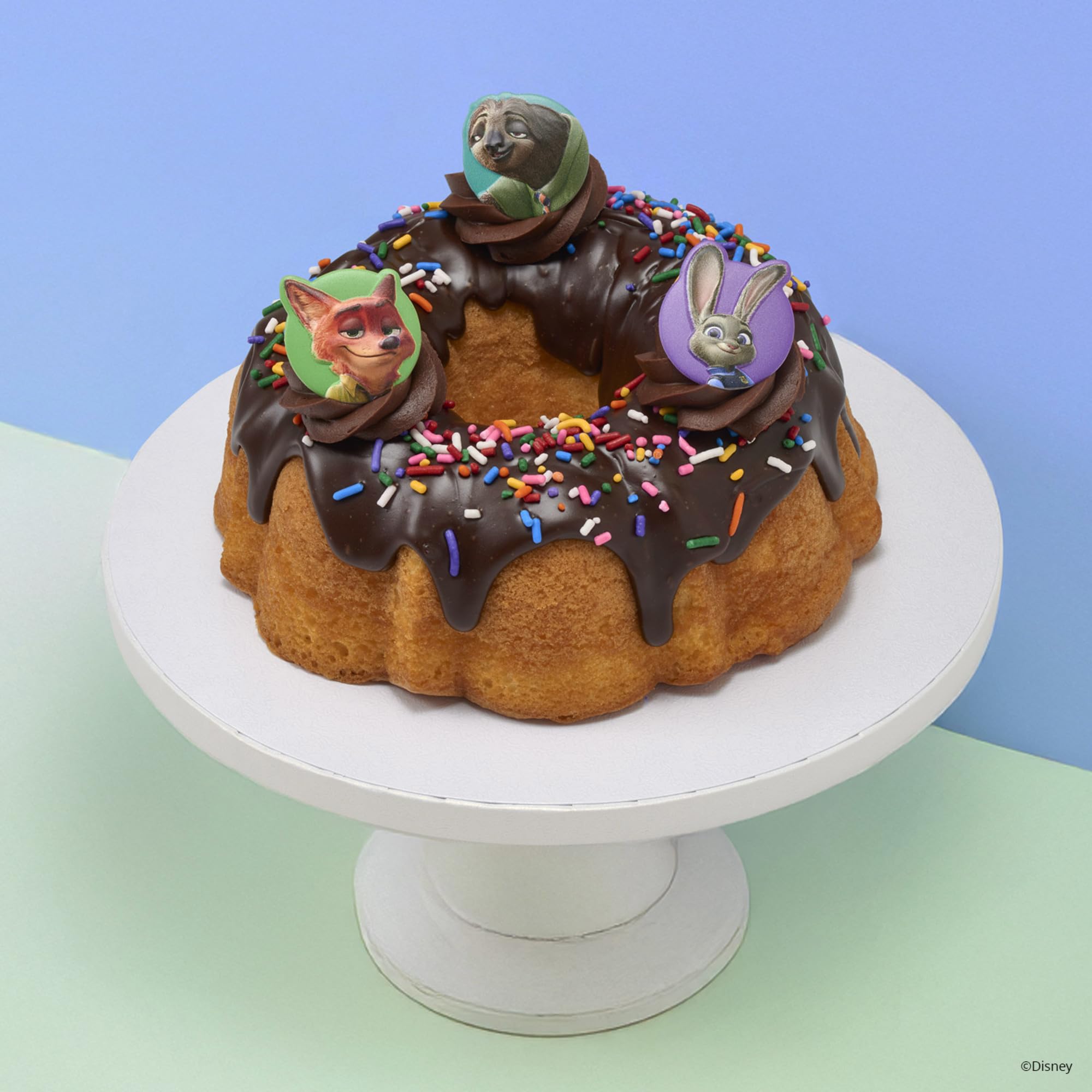 Disney's Zootopia Rings, Cupcake Decorations Featuring Judy Hopps, Nick Wilde & Flash Slothmore - 24 Pack - Image 6