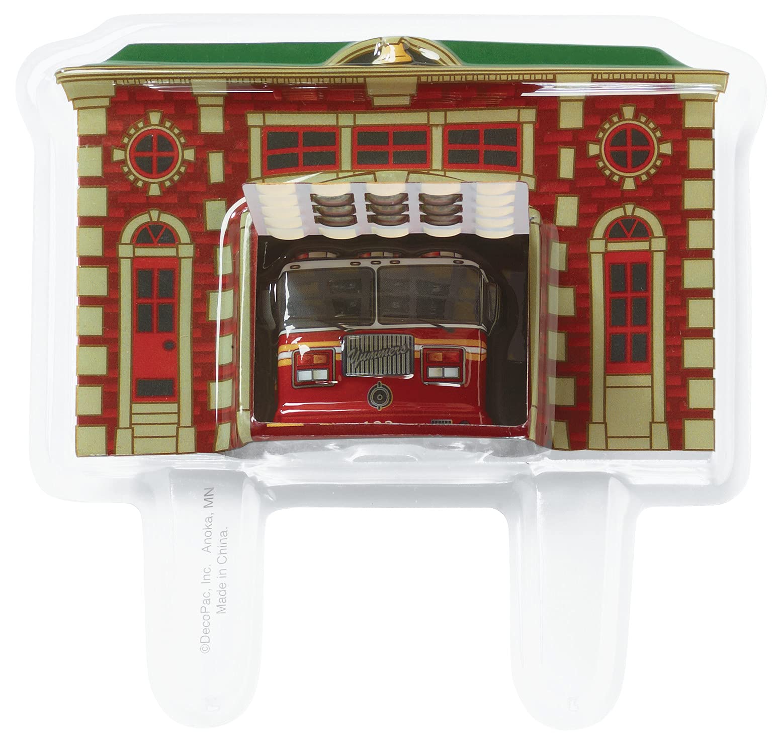 Fire Truck and Station DecoSet Cake Decoration - Image 3
