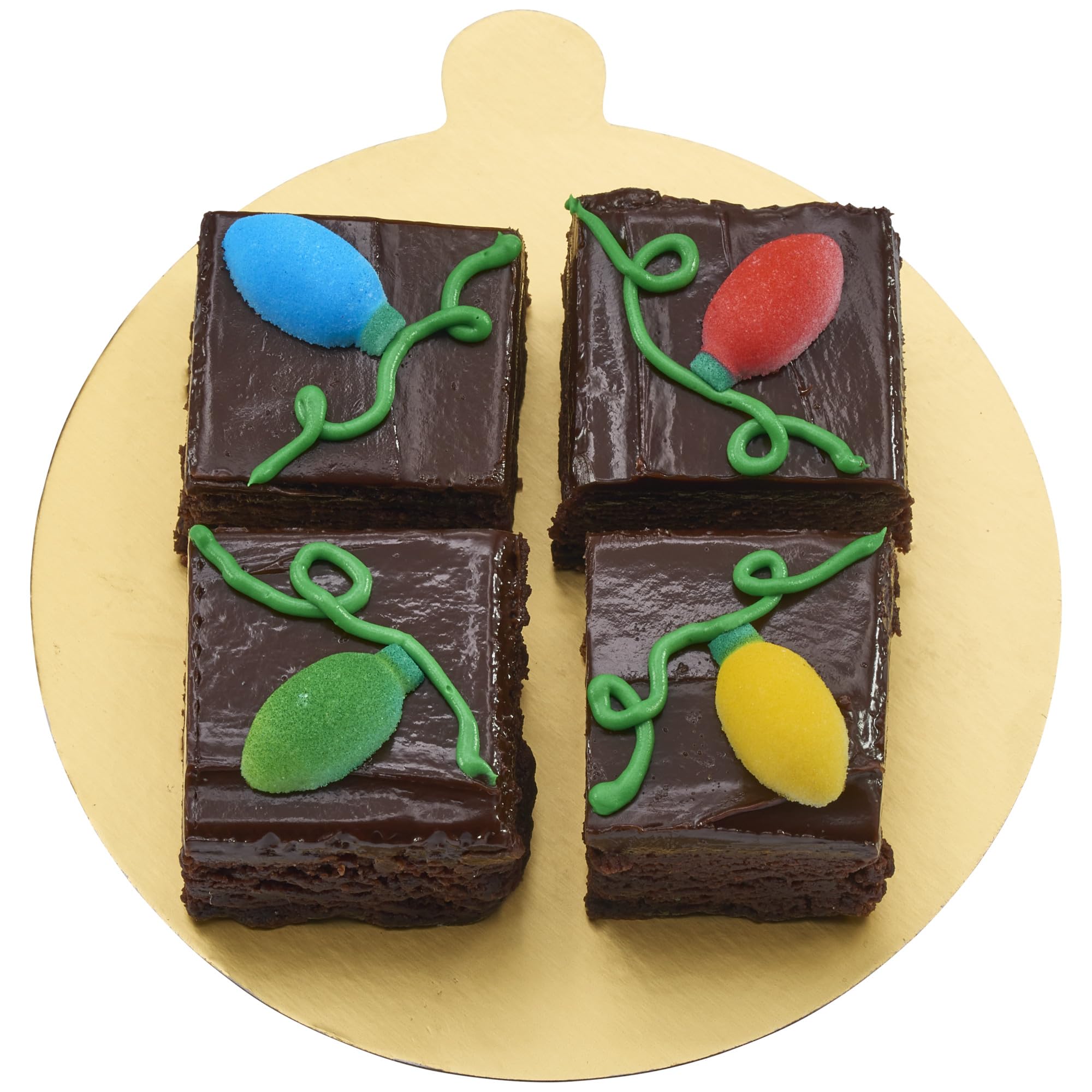 Lucks Dec-Ons Decorations Molded Sugar/Cup-Cake Topper, Christmas Lights Assortment, 1 Inch, 240 Count - Image 4