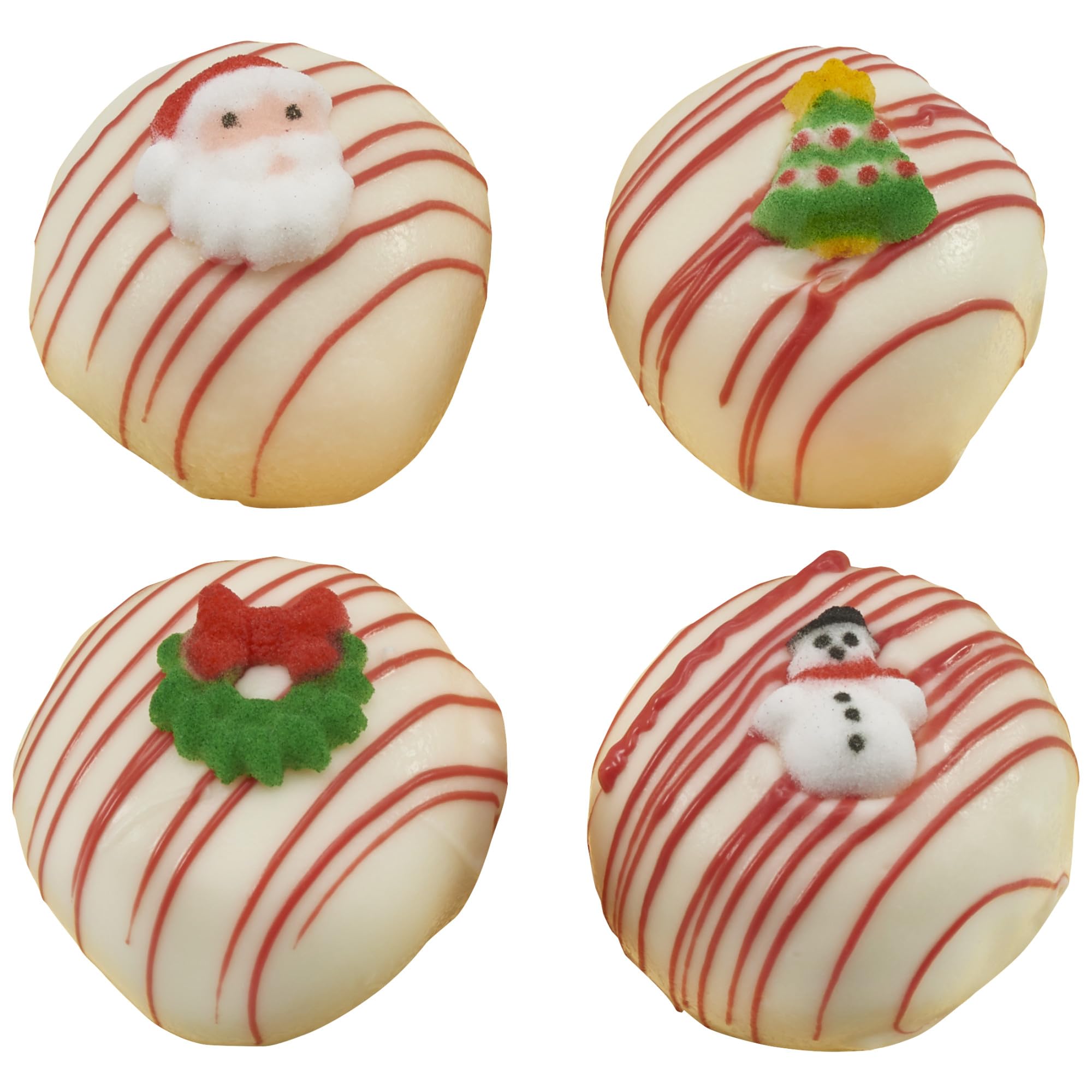 Lucks Dec-Ons Molded Sugar/Cup-Cake Topper, Christmas Charms Assortment, 5/8 Inch - 3/4 Inch, 508 Count - Image 5