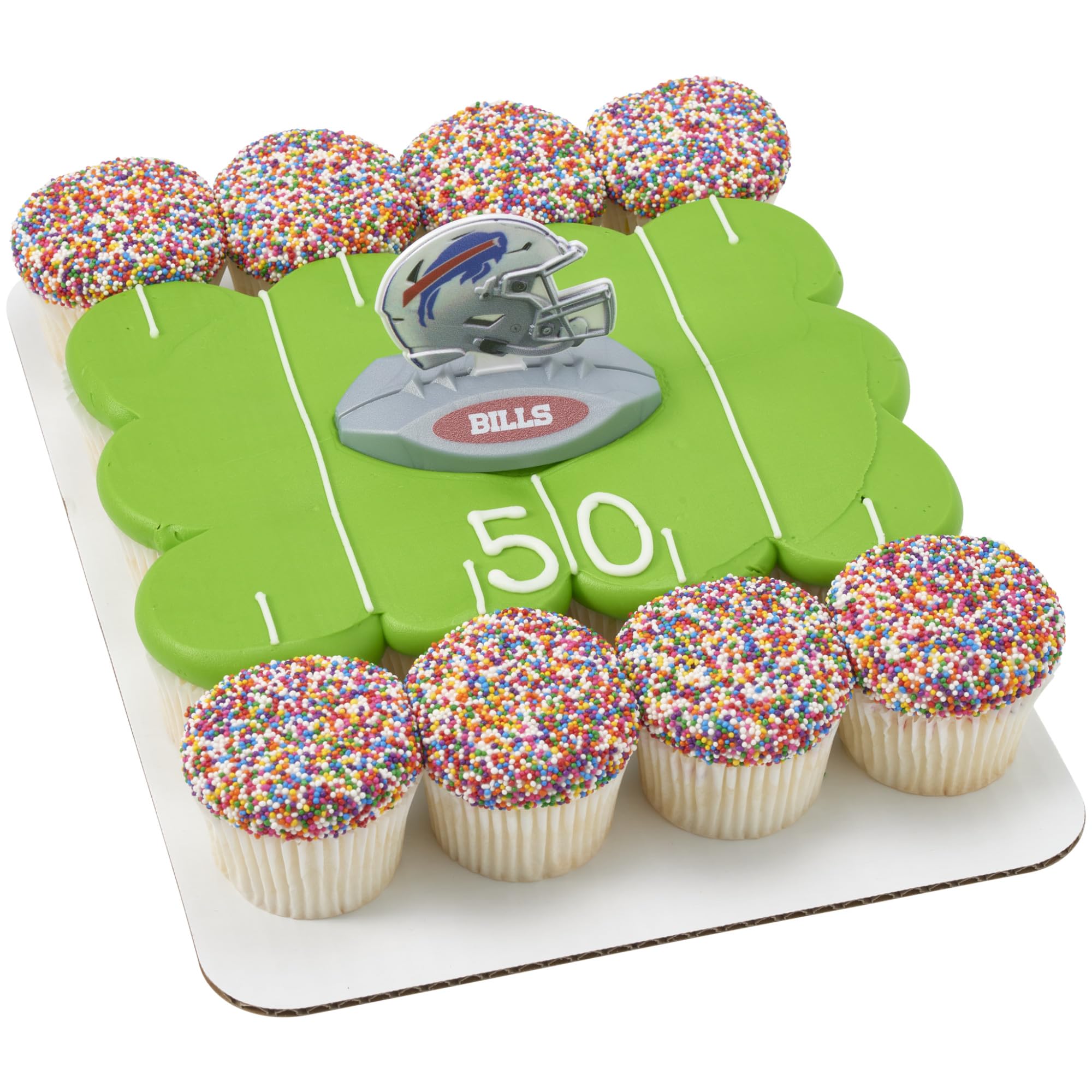 NFL Buffalo Bills Cake Decoration, Football Helmet Cake Topper, Officially Licensed Product Of The NFL, Ready To Use Birthday Cake Decoration - Image 9