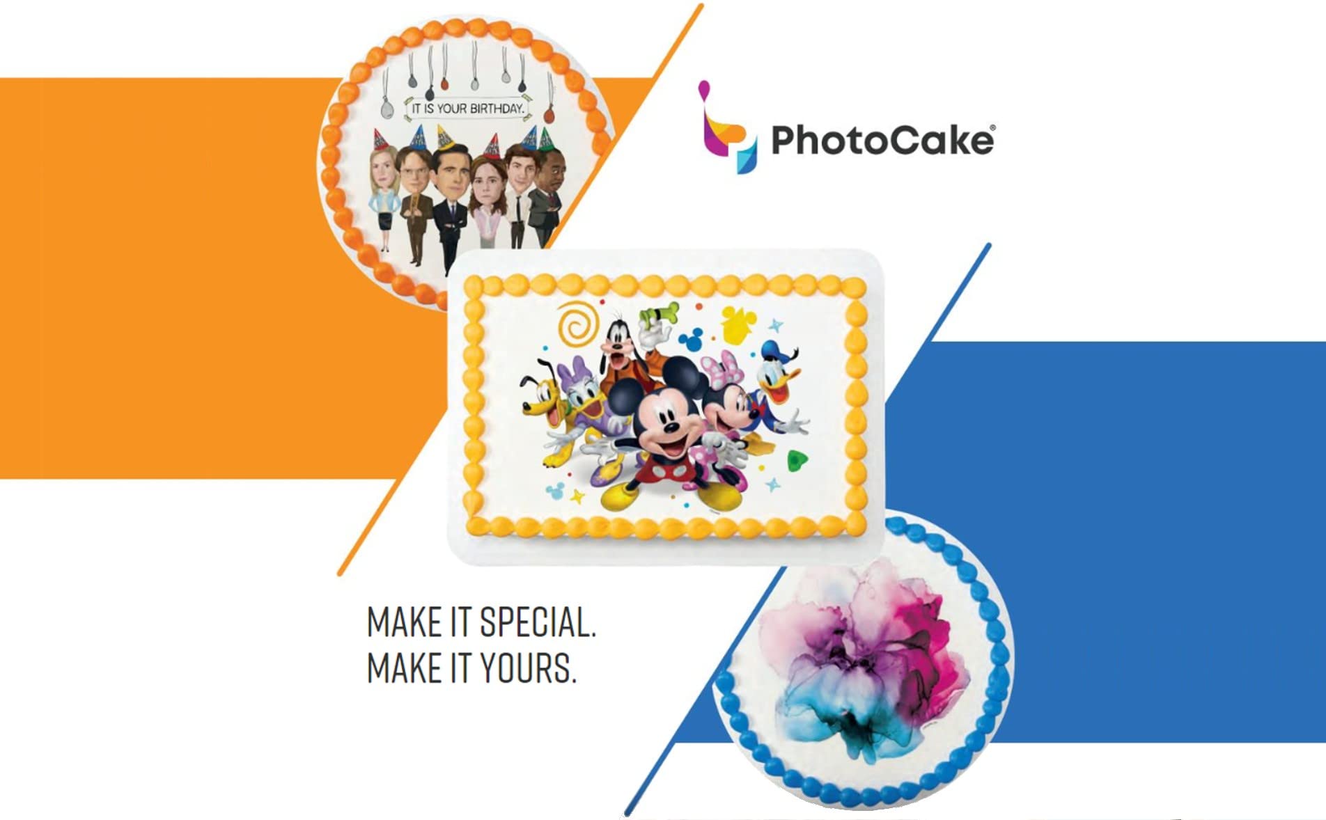 PhotoCake® Frosting Sheets, 1/4 Sheet Extended PhotoCake® Edible Paper For Easy Printing, Edible Frosting Sheets for Cakes, Edible Printer Paper - Pack Of 24 - Image 7